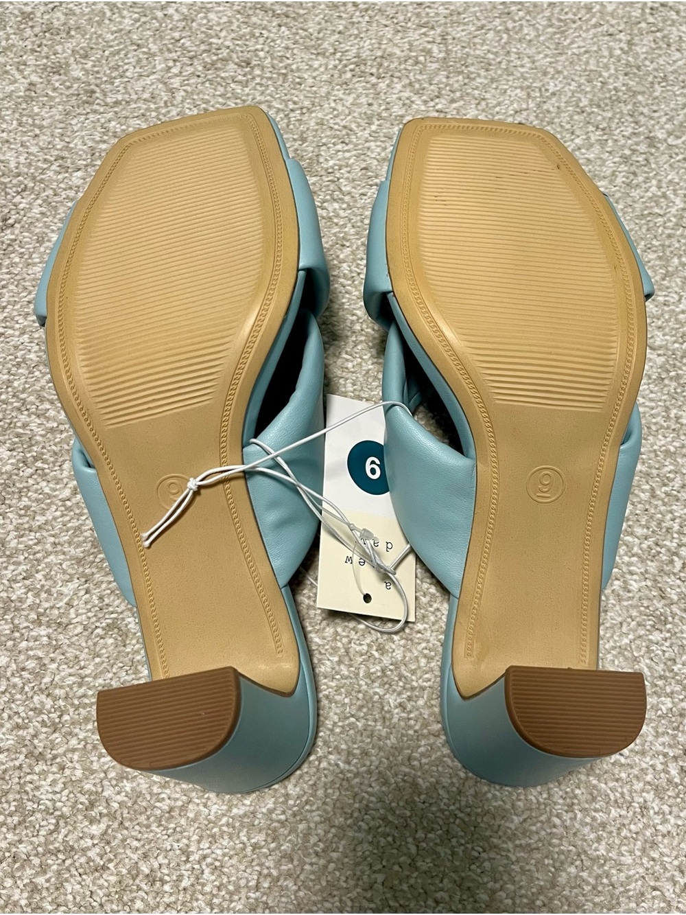 a new day Light Blue Crisscross Heel Sandal - Picture 3 of 6